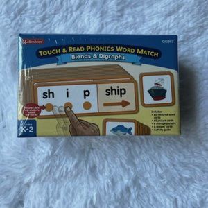 Lakeshore Touch and Read Phonics Word Match Blends and Digraphs